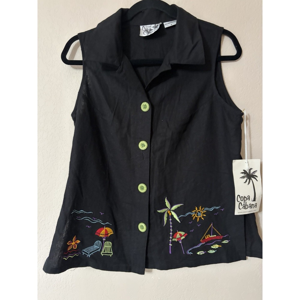 copacabana Women's Size Small NWT Linen And Rayon. Spring, Summer